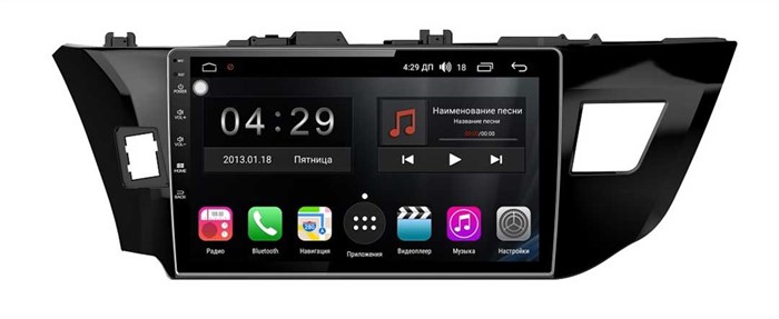 Магнитола Farcar RL307R (S300) для Toyota Corolla XI 2013-2015 на Android 9.0 - фото 92473