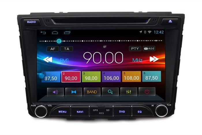 Штатная магнитола Hyundai IX25, Creta 2016 + ksize DVA-ZN7022L - фото 93483