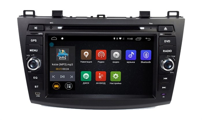 Головное устройство Mazda 3, Axela 2009 - 2013 Ksize DVA-ZN7037 - фото 93787