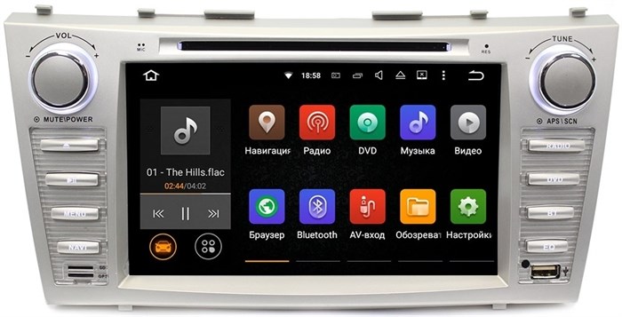 Штатная магнитола Toyota Camry 2006 - 2011 Ksize DVA-ZN7060L - фото 94087