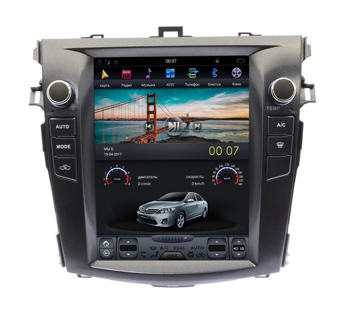 Штатная магнитола Toyota Corolla 2006 - 2013 Ksize DVA-CF3116KE-1/32 - фото 94150