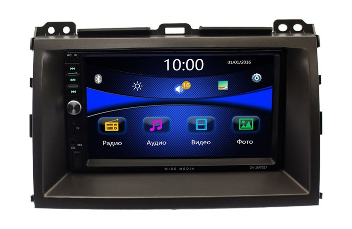 Магнитола в штатное место Lexus GX 470 2002 - 2009 Wide Media DV-JM7135 - фото 96035