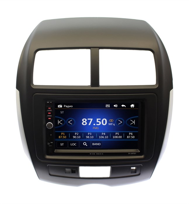 Магнитола в штатное место Mitsubishi ASX, Citroen C4 Aircross, Peugeot 4008 Wide Media DV-JM7145 - фото 96104
