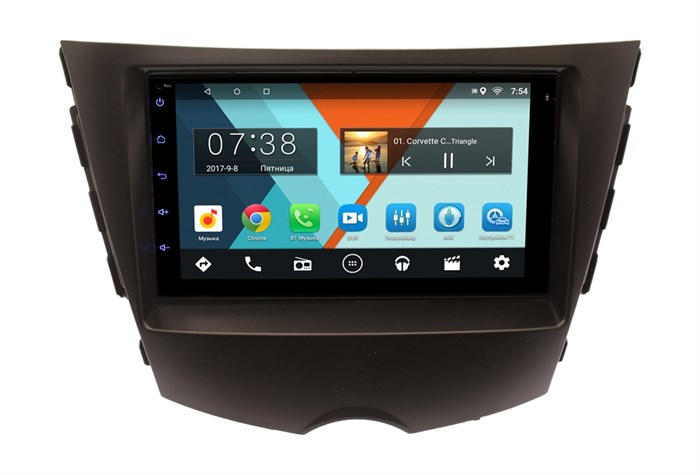 Магнитола в штатное место Hyundai Veloster 2011+ Wide Media MT7133MF-1/16 - фото 96479