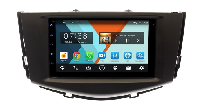 Магнитола в штатное место Lifan X60 2012 - 2016 Wide Media MT7136MF-1/16 - фото 96554
