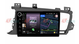 Штатная магнитола VAYCAR 09V4R для Kia Optima III 2010-2013 на Android 10.0