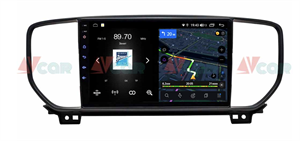 Штатная магнитола VAYCAR 09V4 4/64 ГБ для KIA Sportage IV 2018-2022 на Android 10.0