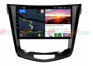 Штатная магнитола VAYCAR 10V6 6/128 ГБ для Nissan Qashqai II, X-Trail III 2014-2019 на Android 10.0