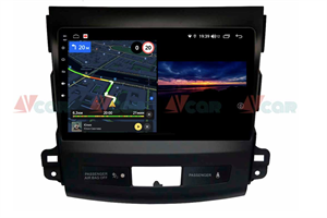 Штатная магнитола VAYCAR 09V3 3/32 ГБ для Peugeot 4007 2007-2012 на Android 10.0