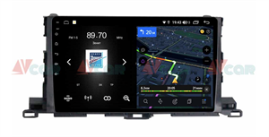 Штатная магнитола VAYCAR 10V4 4/64 ГБ для Toyota Highlander (U50) 2014-2019 на Android 10.0