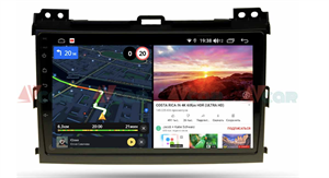 Штатная магнитола VAYCAR 09V6 6/128 ГБ для Toyota Land Cruiser Prado 120 2002-2009 на Android 10.0