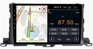 Parafar для Toyota Highlander (U50) 2014-2019 на Android 10.0 (PF467LTX)