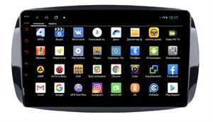 Parafar для Mercedes Fortwo III 2014-2022, Forfour II 2014-2022 на Android 12.0 (PF214XHD)