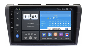 Штатная магнитола Vomi ZX526R9-9863-LTE для Mazda 3 (BK) 2003-2009 на Android 10.0