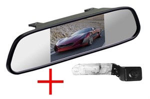 Зеркало + камера для Mercedes ML (w164)