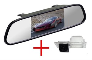 Зеркало + камера cam-012 для Chevrolet Aveo 12+, Cruze 12+ hatchback, Trailblazer 13+ / Opel Mokka 12+, Astra J 09+