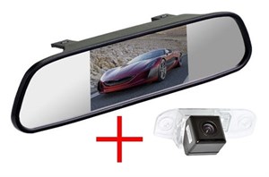 Зеркало + камера cam-071 для Volvo C70, S40, S60, S80, V50, V60, V70, XC60, XC70, XC90