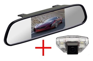 Зеркало + камера cam-052 для Honda CR-V (06-12), Fit (08-13), Odyssey (09-10), HR-V, Crosstour