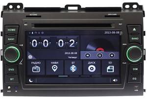 Штатная магнитола Ksize W2-E8129T для Lexus GX 2002-2009