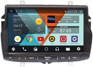 Штатная магнитола Wide Media WM-CF3087NB для Lada Vesta 2015-2022 Android 7.1.2