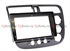 Переходная рамка DjAvto 4633 для Honda Civic 7 (VII) 2000 - 2006, 9" правый руль, авто с кондиционером - фото 161292