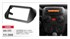 Переходная рамка CARAV 11-368 (CITROEN Nemo 2008+ / PEUGEOT Bipper 2008+ / FIAT Fiorino 2008+) - фото 33999